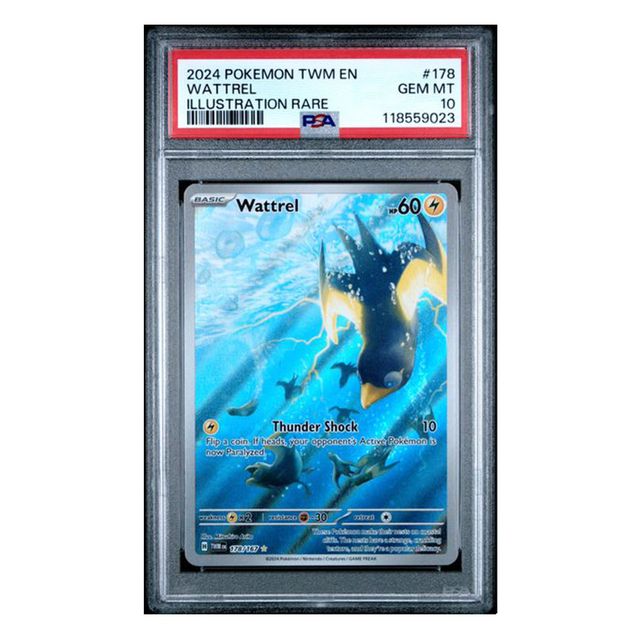 [PSA10] Wattrel - IR Twilight Masquerade - 178/167